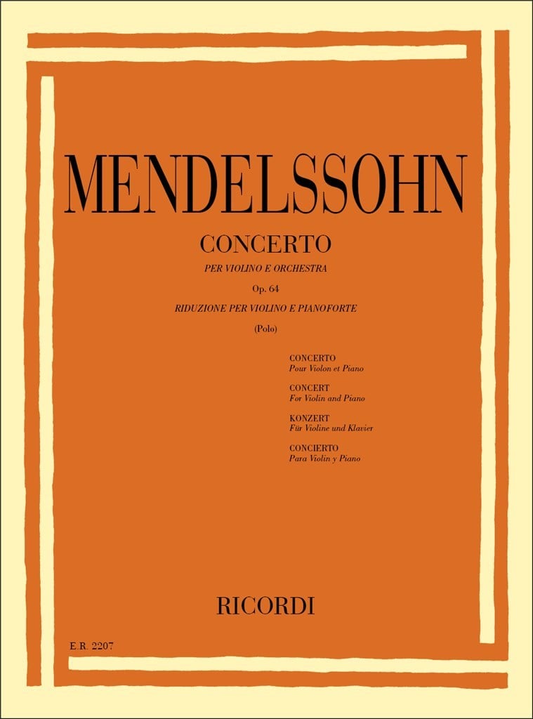 Concerto Per Violino In Mi Min. Op. 64 (Polo)